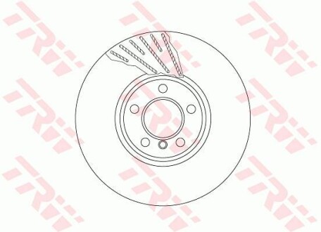 Гальмівний диск TRW DF6612S фото товару