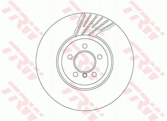 <strong>Диск гальмівний TRW DF6613S (фото 1)</strong>