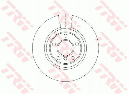 <strong>Тормозной диск TRW DF6616S (фото 1)</strong>