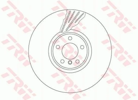Диск гальмівний для BMW TRW DF6618S фото товару