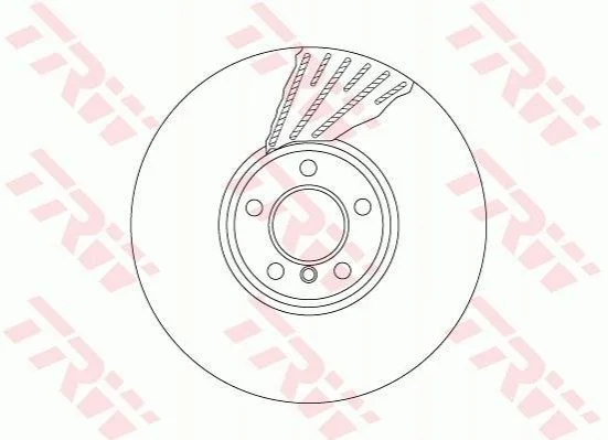 <strong>Диск гальмівний TRW DF6622S (фото 1)</strong>