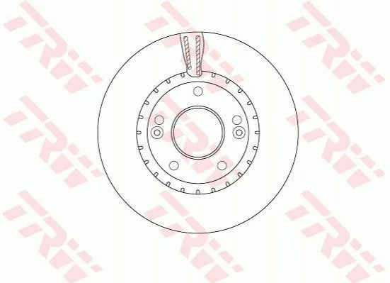 <strong>Тормозной диск TRW DF6628 (фото 1)</strong>