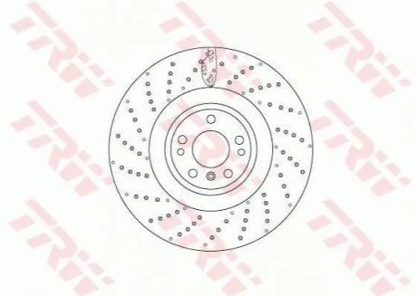 Гальмівний диск для Mercedes TRW DF6687S фото товару
