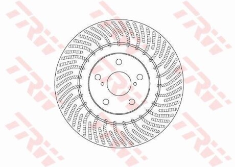 Гальмівний диск TRW DF6692S фото товара