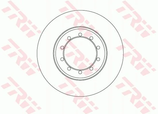 <strong>Тормозной диск TRW DF6711 (фото 1)</strong>