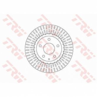 Гальмівний диск пер. MAZDA 3 11- TRW DF6731 (фото 1)