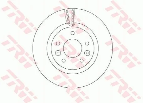 Гальмівний диск для Renault, Nissan TRW DF6786 фото товару