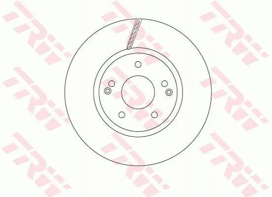 <strong>Гальмівний диск TRW DF6804 (фото 1)</strong>