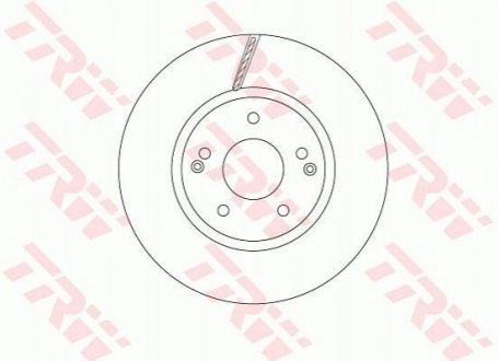 Гальмівний диск TRW DF6804 (фото 1)