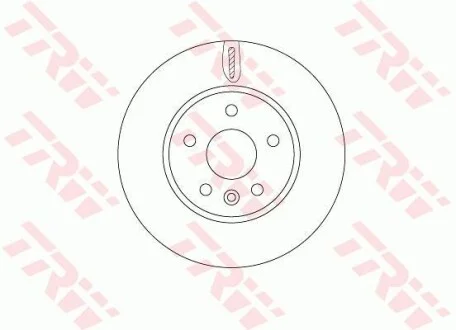 Гальмівний диск для Opel, Vauxhall, Buick TRW DF6819 фото товару
