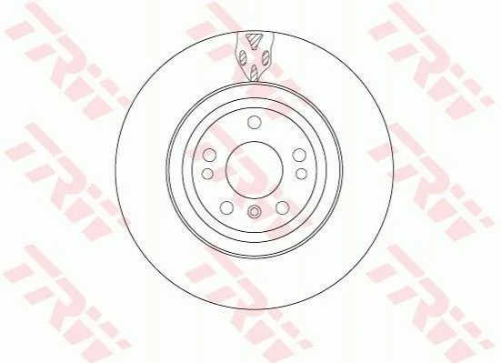 <strong>Диск гальмівний TRW DF6833S (фото 1)</strong>