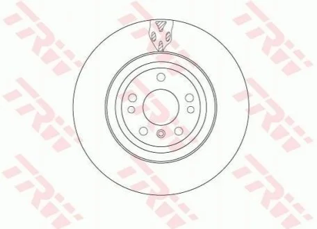 Диск гальмівний для Mercedes TRW DF6833S фото товару