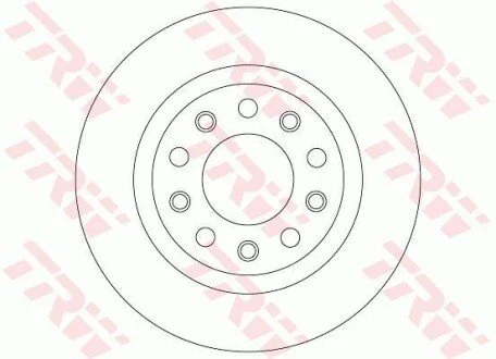 Гальмівний диск для Alfa Romeo, Dodge TRW DF8070 фото товару
