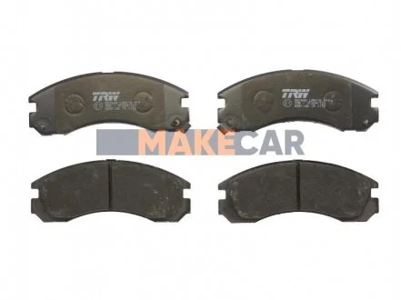 Комплект гальмівних колодок, дискове гальмо для Mitsubishi, Peugeot, Citroen TRW GDB1126 фото товару