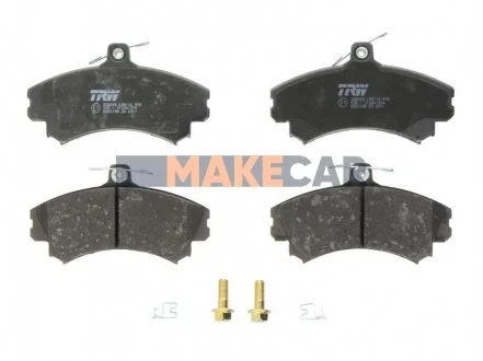 Комплект гальмівних колодок, дискове гальмо для Mitsubishi, Volvo TRW GDB1198 фото товару