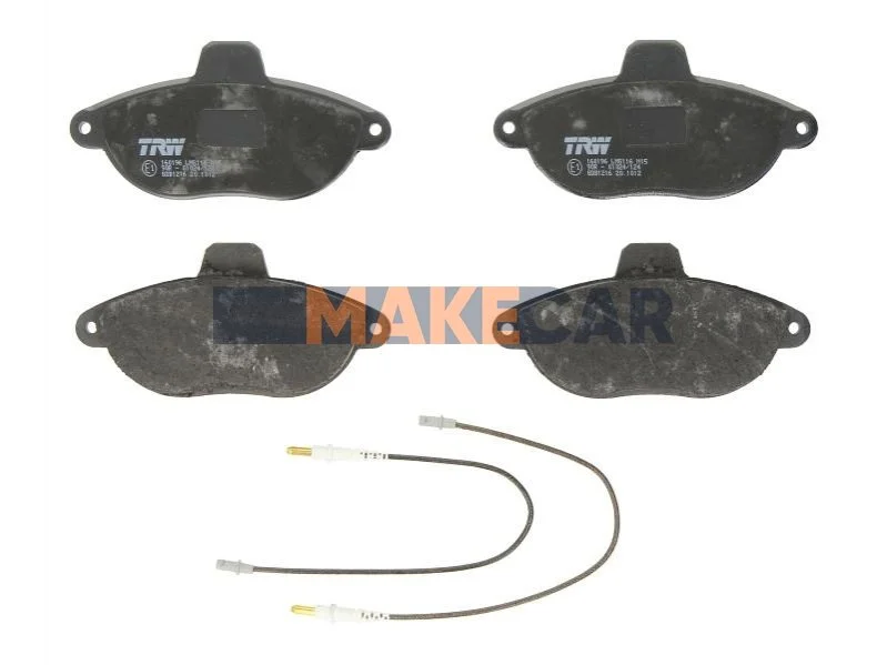 <strong>Гальмівні колодки перед. Jumpy/Scudo/Expert 96- (Bendix) TRW GDB1216 (фото 1)</strong>