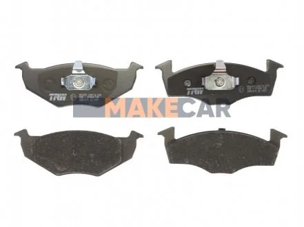 Комплект гальмівних колодок, дискове гальмо для Volkswagen, Seat, Skoda TRW GDB1274 фото товару