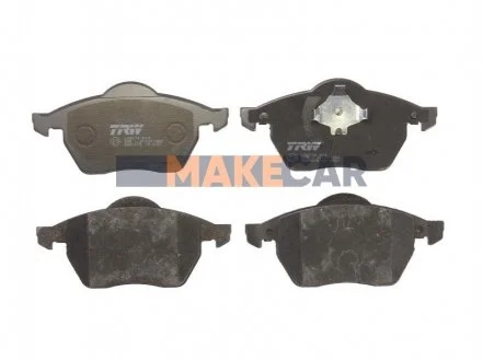 Комплект гальмівних колодок, дискове гальмо для Volkswagen, Audi, Seat, Skoda, Ford TRW GDB1275 фото товару