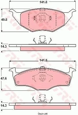 <strong>Гальмівні колодки, дискові TRW GDB1375 (фото 1)</strong>