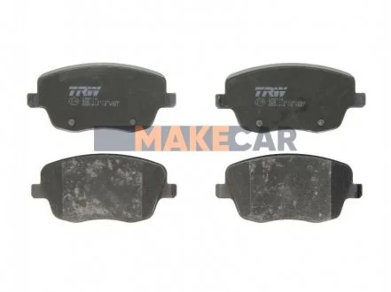 Комплект гальмівних колодок, дискове гальмо для Skoda, Seat, Volkswagen TRW GDB1414 фото товару
