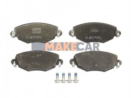 Гальмівні колодки перед. Mondeo III/Jaguar X-TYPE 00- (Bosch) для Jaguar, Ford TRW GDB1434 фото товару