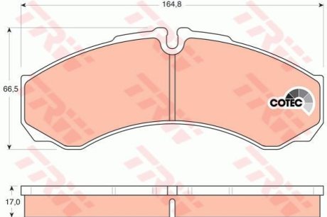 Гальмівні колодки TRW GDB1534