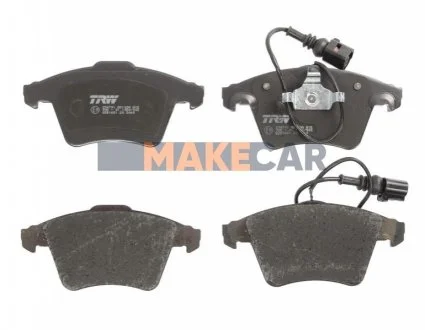 Гальмівні колодки до дисків для Ford, Seat, Volkswagen TRW GDB1651 фото товару
