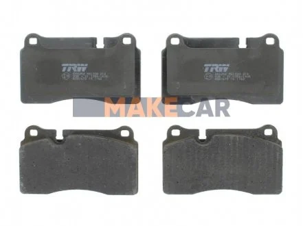 Гальмівні колодки перед. VW Touareg 02- (brembo) для Volkswagen, Audi, Seat TRW GDB1670 фото товару