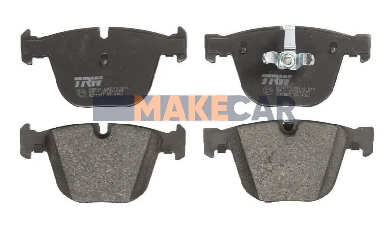 <strong>Гальмівні колодки зад. BMW 5(F07)/ 7(F01) 08- (teves) TRW GDB1857 (фото 1)</strong>