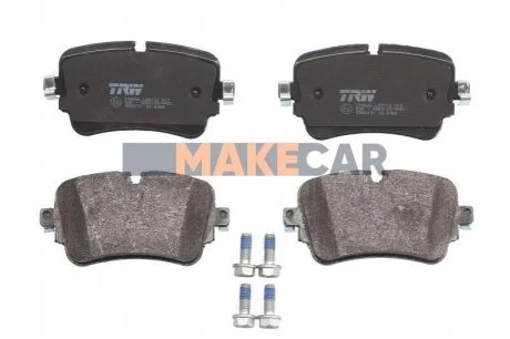 Комплект гальмівних колодок, дискове гальмо для Audi, Volkswagen TRW GDB2131 фото товару