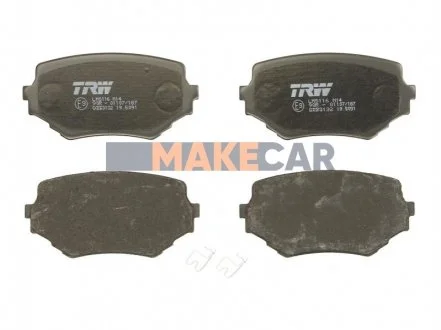 Комплект гальмівних колодок, дискове гальмо для Suzuki TRW GDB3132 фото товару