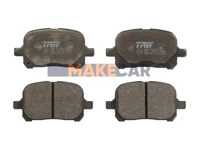 <strong>Комплект гальмівних колодок, дискове гальмо TRW GDB3152 (фото 1)</strong>