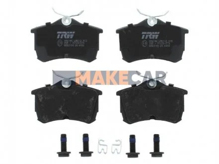 Комплект гальмівних колодок, дискове гальмо для Honda, MG, Rover TRW GDB3190 фото товару