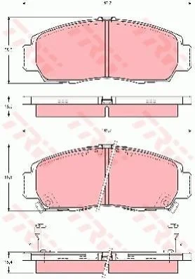 <strong>Гальмівні колодки TRW GDB3240 (фото 1)</strong>