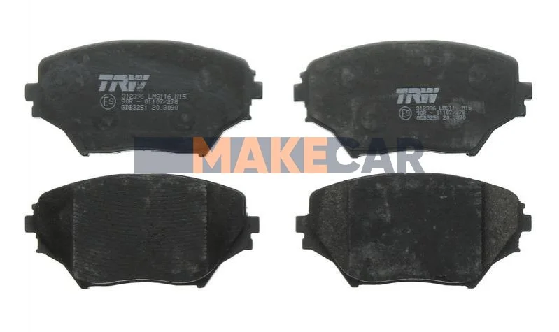 <strong>Комплект гальмівних колодок, дискове гальмо TRW GDB3251 (фото 1)</strong>