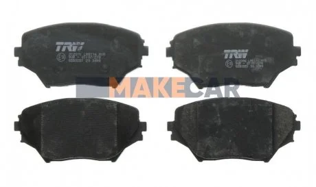 Комплект гальмівних колодок, дискове гальмо для Toyota TRW GDB3251 фото товару