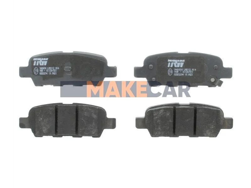 <strong>Комплект гальмівних колодок, дискове гальмо TRW GDB3294 (фото 1)</strong>