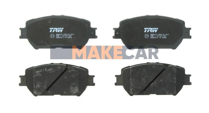 <strong>Комплект гальмівних колодок, дискове гальмо TRW GDB3314 (фото 1)</strong>
