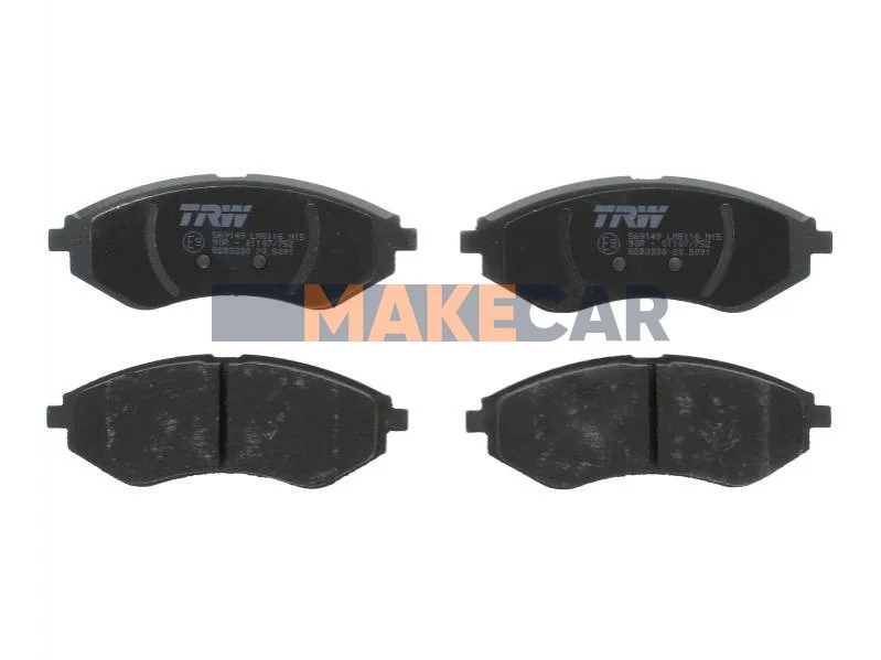<strong>Комплект гальмівних колодок, дискове гальмо TRW GDB3330 (фото 1)</strong>