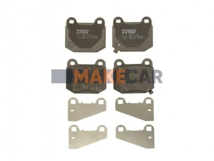 Гальмівні колодки MITSUBISHI - NISSAN - SUBARU Lancer Evolution/350Z/Impreza для Mazda, Ford TRW GDB3350 фото товару