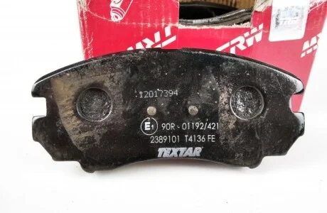 Комплект гальмівних колодок, дискове гальмо для Chrysler, Dodge, Jeep TRW GDB3352 фото товару