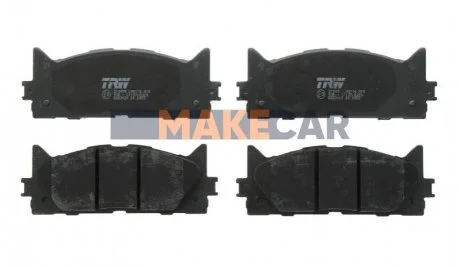 Комплект гальмівних колодок, дискове гальмо для Honda, BYD, Acura TRW GDB3429 фото товару