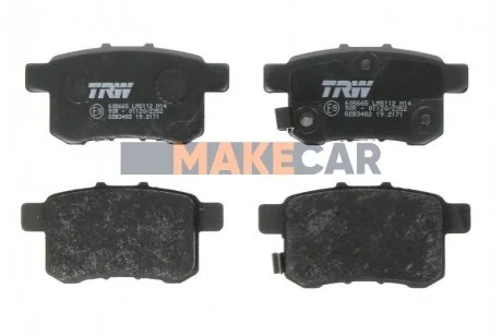 Колодки гальмівні дискові для Honda, BYD, Acura TRW GDB3482 фото товару