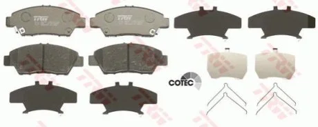 Гальмівні колодки для Honda TRW GDB3493 фото товару