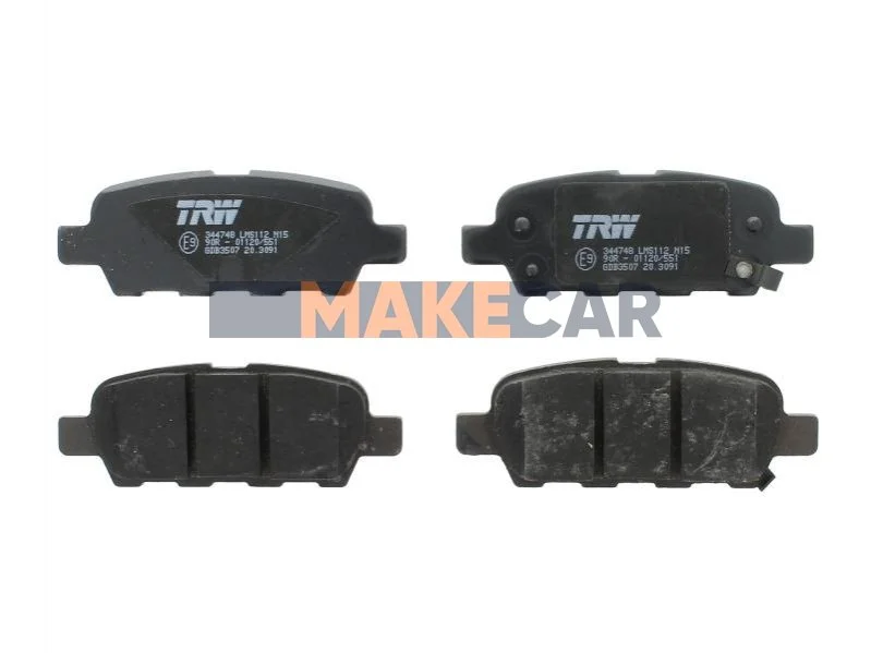 <strong>Комплект гальмівних колодок, дискове гальмо TRW GDB3507 (фото 1)</strong>
