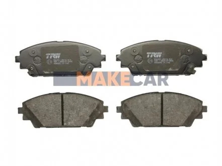 Комплект гальмівних колодок, дискове гальмо для Mazda TRW GDB3592 фото товару