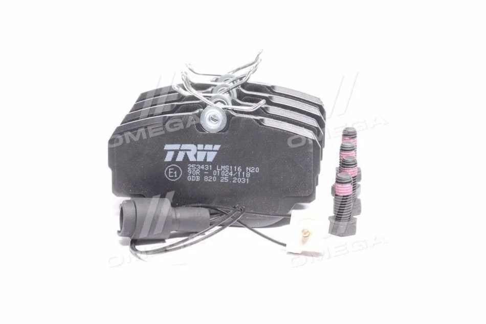 <strong>Комплект гальмівних колодок, дискове гальмо TRW GDB820 (фото 1)</strong>