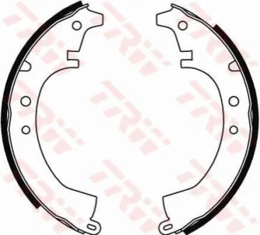 Колодки тормозные барабанные для Toyota TRW GS8047 фото товару