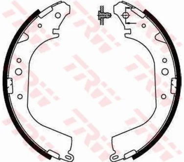 Колодки тормозные барабанные, комплект для Toyota TRW GS8502 фото товару