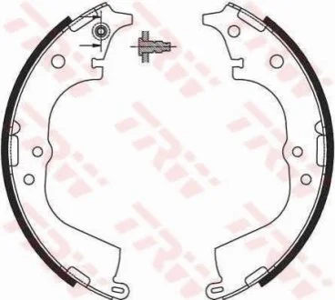 Гальмівні колодки для Toyota TRW GS8693 фото товару